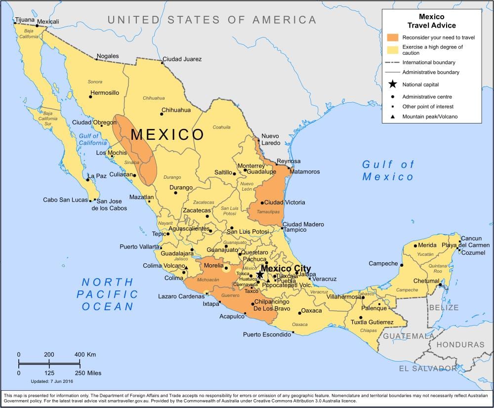 mapa da Cidade do México e arredores