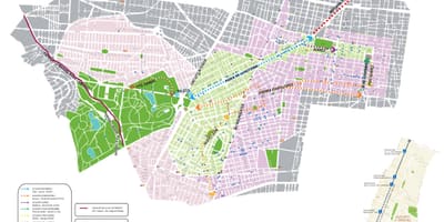 Mapa de Cidade do México moto