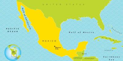 Um mapa de Cidade do México