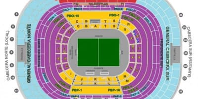 Estádio azteca estar mapa