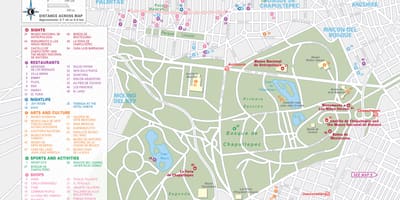 Mapa de polanco da Cidade do México