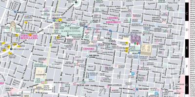 Mapa de streetwise Cidade do México